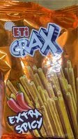 Mängden socker i stick crackers extra spicy
