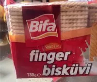 Mängden socker i Finger bisküvi