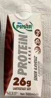 Mängden socker i Pınar Protein Kakaolu Süt