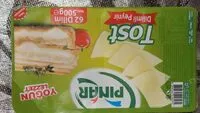 Mängden socker i Toast cheese