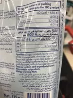 Mängden socker i Puding