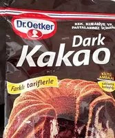 Mängden socker i Dr oetker Dark kakao