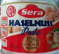 Mängden socker i Haselnußpaste