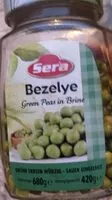 Mängden socker i Sera Green Peas 680G