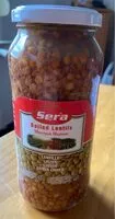 Mängden socker i Boiled lentils