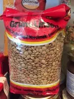 Mängden socker i Grüne Linsen getrocknet