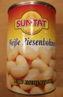 Mängden socker i Weiße Riesenbohnen