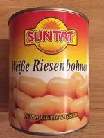 Mängden socker i Weiße Riesenbohnen