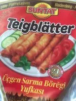 Mängden socker i Baktat Teigblätter