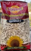 Mängden socker i Sonnenblumenkerne geröstet und gesalzen