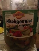 Mängden socker i Melange de légumes