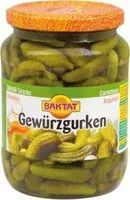 Mängden socker i Mini Cornichons Gherkins 12X720 ML No. 0