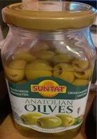 Mängden socker i Anatolien Olives