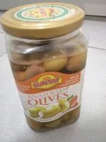 Mängden socker i Olives vertes avec pâte de amandes