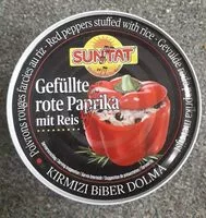 Mängden socker i Gefüllte Rote Paprika mit Reis