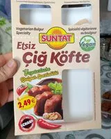 Mängden socker i Etsiz çiğ köfte