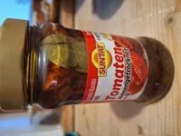 Mängden socker i Tomaten sonnengetrocknet, in Öl