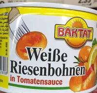Mängden socker i Baktat Haricots blancs géants