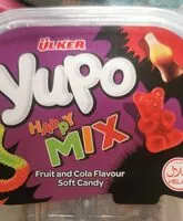 Mängden socker i Yupo happy mix