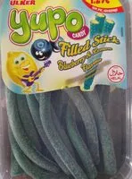 Mängden socker i Yupo Filled Sticks Blueberry & Lemon Flavor