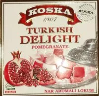 Mängden socker i Turkish Delight Pomegranate