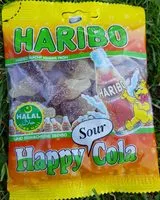 Mängden socker i Halal Happy Cola Sour Bag