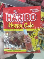Mängden socker i Haribo Happy Cola Gummy Bears Jelly