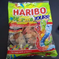Mängden socker i Haribo Zour Worms