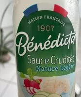 Mängden socker i Sauce crudités nature légère