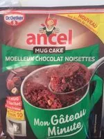 Mängden socker i Mug cake choco noisette