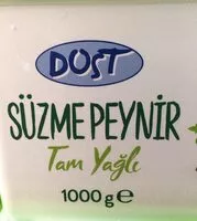 Mängden socker i suzme peynir