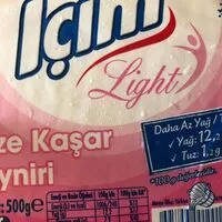 Mängden socker i Taze Light kaşar peynir İçim