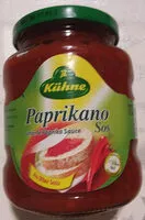 Mängden socker i Paprikano scharfe Paprikasauce