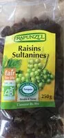 Mängden socker i Raisins sultanines