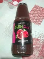 Mängden socker i Jus de grenade