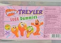 Mängden socker i Treyler sour dummies