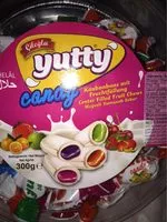 Mängden socker i Yutty candy