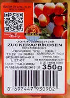 Mängden socker i Zuckeraprikosen