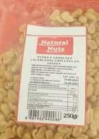Mängden socker i Cacahuètes grillées et salées