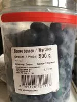 Mängden socker i Myrtilles