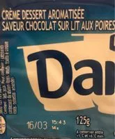 Mängden socker i Danette poire chocolat