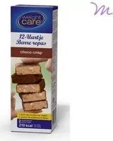 Mängden socker i Barre Repas Choco Crisp Hyperprotéinée (boite De 2)