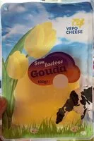 Mängden socker i Lactose free gouda cheese