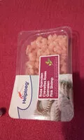 Mängden socker i Crevettes Roses Décortiquées