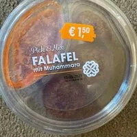 Mängden socker i Falafel mit Muhammara