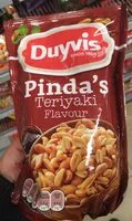 Mängden socker i Pindas teriyaki flavour