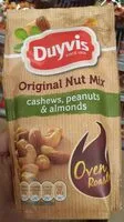 Mängden socker i Original Nut Mix