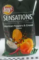 Mängden socker i Sensations Mexican Peppers & Cream Flavour