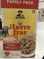 Socker och näringsämnen i Quaker