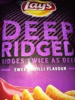Mängden socker i Lay's Deep Ridged Sweet Chilli